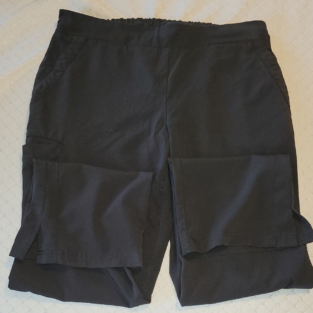 Grey's Anatomy Black Drawstring Scrub Pants